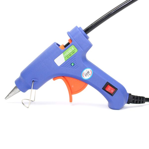 

20w melt glue gun with 1pc 7mm glue stick heat temperature tool for repair heat tools