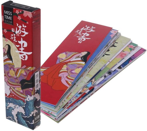 

30pcs/lot cute kawaii paper bookmark vintage japanese style book marks for kids school materials great gift