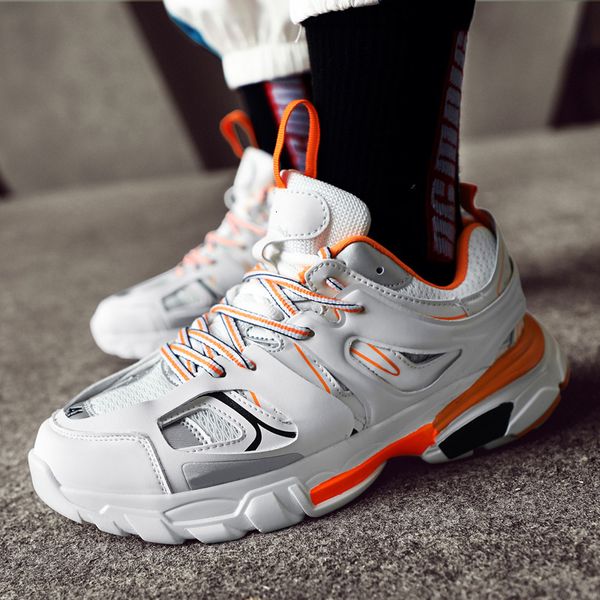 

new luxury designer track 3.0 sneakers tess paris men gomma maille black low track 3m triple s casual shoes outdoor shoes 35-45