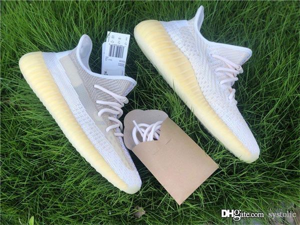

новый yezy350 v2 абези исрафил азриэл zyon 3m reflective kanye west люди женщина кроссовки спорт кроссовки кроссовки с оригинальной коробкой