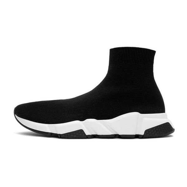 

2020 designer sock shoes fashion luxury men women sneakers triple black white graffiti beige yellow speed trainer mens casual sports shoe