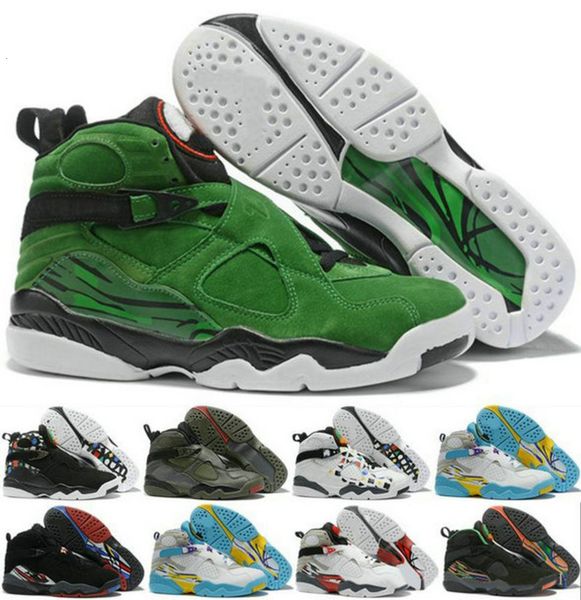 

valentines day aqua white black 8 8s men basketball shoes chrome countdown pack 3 peat viii mens trainers sports sneakers des chaussures