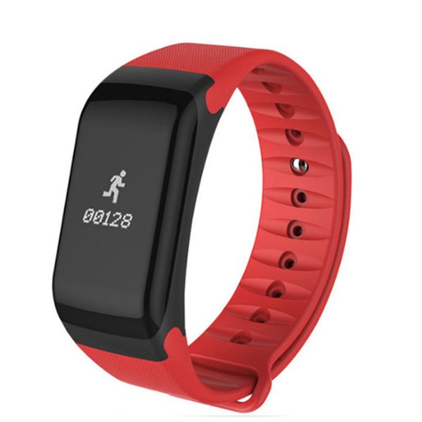 

sports smart band new fashion f1 fitness bracelet heart rate monitor call/sms reminder for xiaomi android iphone