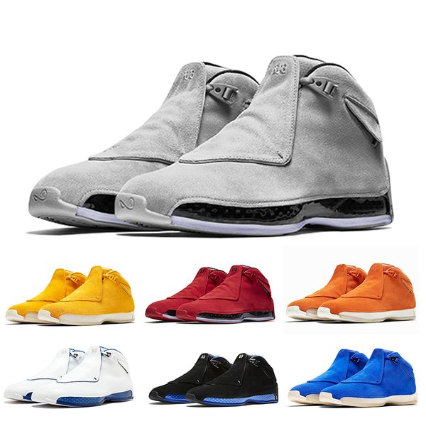 

cool grey suede 18 18s men basketball shoes jumpman toro og black sports royal bred cdp 2008 racer blue yellow oche trainers sneakers, White;red