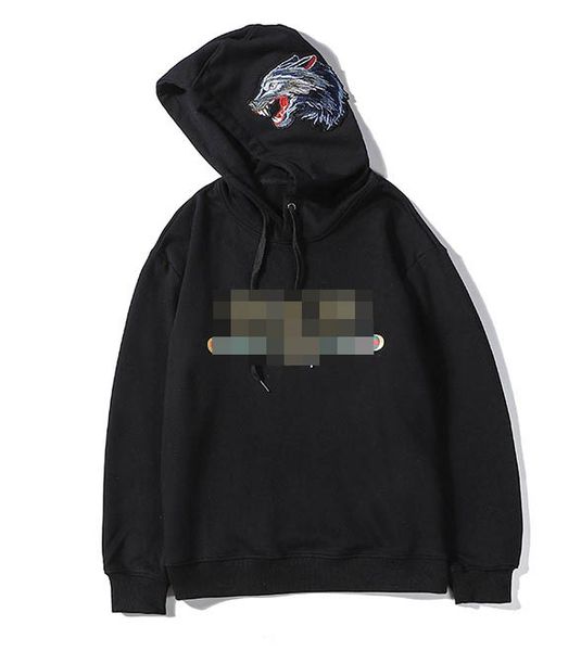 

men women clothing homme hooded sweatshirts fashion hoodies high street hoodies pullover winter sweatshirt wholesale b101630q, Black