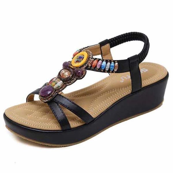 

women shoes sandals heels sandals slippers huaraches flip flops loafers shoe for slipper shoe02 pl2298, Black