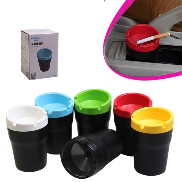 

vehicle ashtray flame retardant ashtray 4s insurance gift logo 6 color sd-1209
