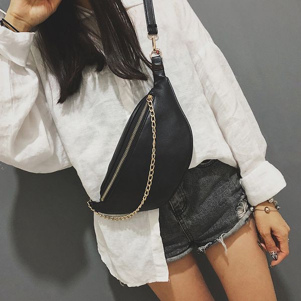 

мода нейтральный спортивный кожаный мешок пляжа цепи коммуникатор crossbody сумка груди коммуникатор флип многофункциональный унисекс