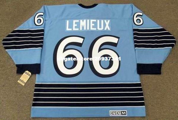

wholesale mens mario lemieux pittsburgh penguins 1967 ccm vintage home retro hockey jersey, Black;red