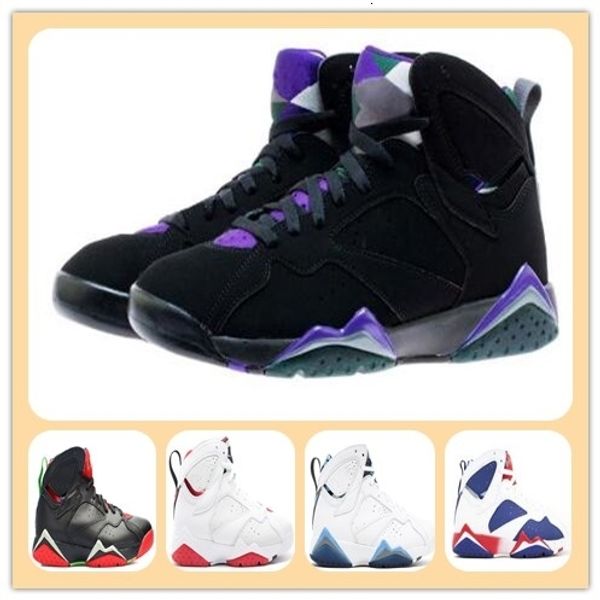 

7 рэй аллен hare tinker alternate olympic баскетбол обувь 7s чистая деньги raptor спорт sneaker мода атлетика free shippment с
