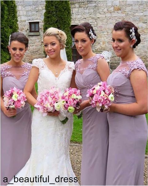 

formal dresses simple appliques bridesmaid dressese long sleeveless bridesmaid dressese party prom dresses custom made custom made, White;pink