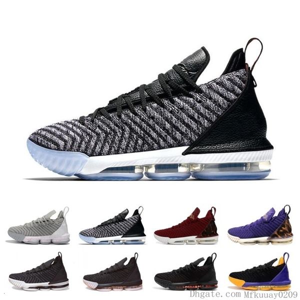 

2019 new mens foam basketball shoes xvi ep 16 multicolor 1thru 5 oreo fresh bred tretball shoes 16s wolf grey james 15 sports