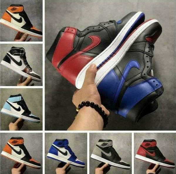 

men 1 basketball shoes banned bred 3 chicago black toe athletics sneaker 1s trainers mens basketball shoes