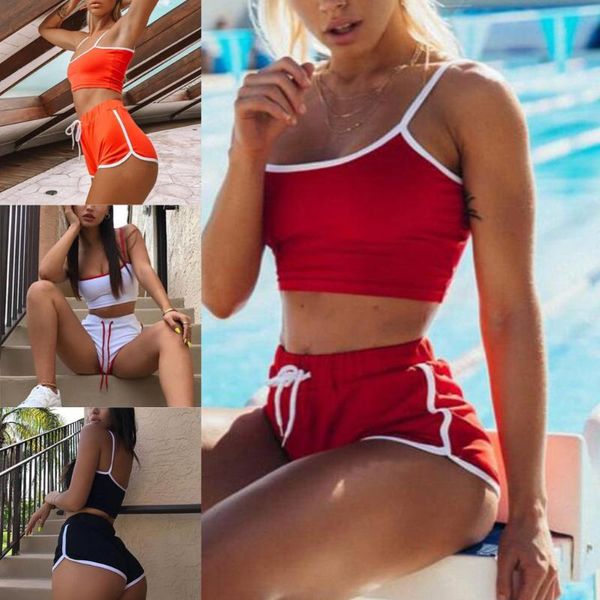 

womail 2020womens push-up sports padded bra beach bikini set swimsuit swimwear bathing suit women high waist biquini 30