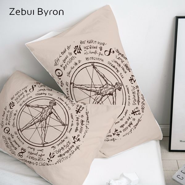 

3d pillow case pillowcase custom/50x70/50x75/50x80/70x70 decorative pillow cover,octagonal star with magical bedding,drop ship