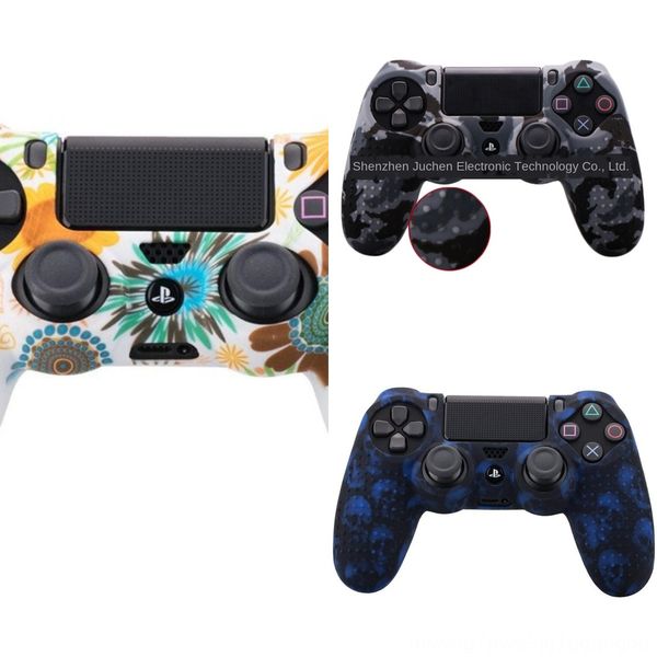 

7uy84 анти-скольжения силиконовый защитный чехол кожи для контроллер dualshock 4 для ps4 ds4, и крышка тонкая крышка контроллера аналоговый