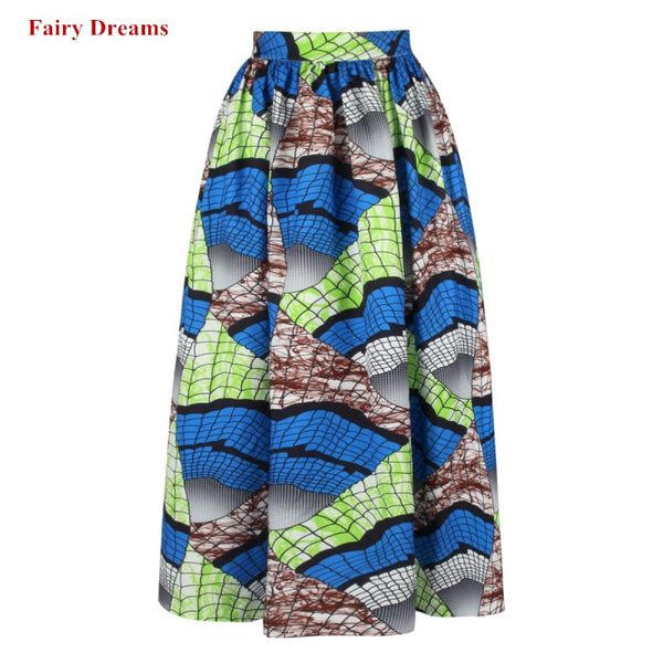 

africa skirts ankara african clothes women spring summer autumn fashion long skirt 2019 new style pattern print kanga clothing, Red
