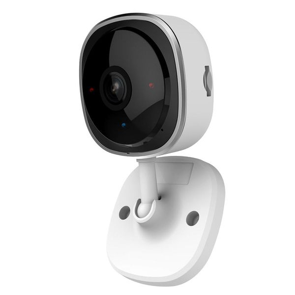 Mini telecamera IP wireless 1080P Fisheye Telecamera di rete Visione notturna IR Cut WiFi Baby monitor di sicurezza - Spina americana