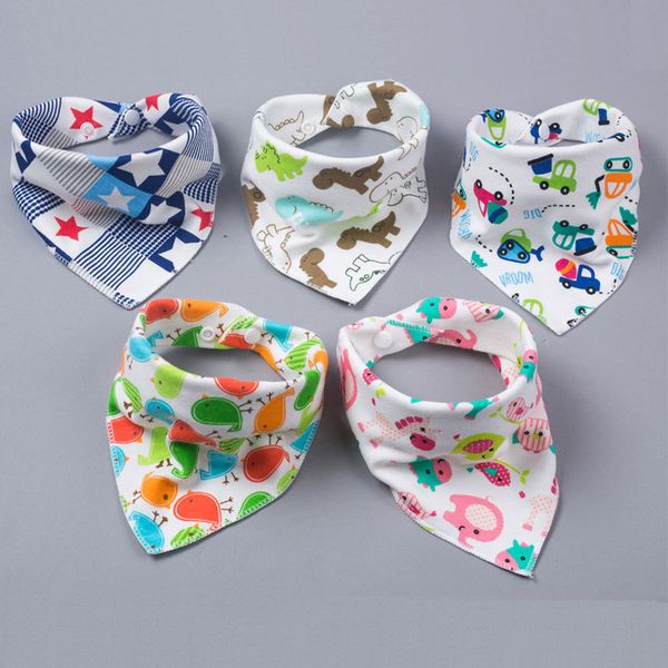 

pretty baby baby feeding triangle bibs cotton infant bibs animal print baby bibs new arrival 0601815