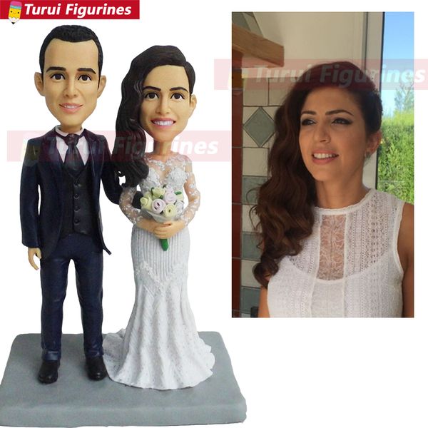 

wedding cake er jeep joke bride groom figurine couple figure handcraft custom bobblehead superhero custom wedding bobblehead