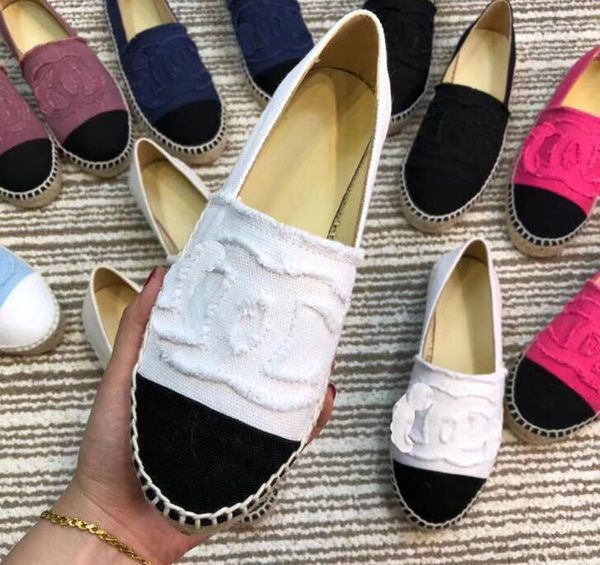 

женщины квартира мокасин espadrilles новый прибыли дизайнерские женщина плоского холста толстого дна ленивой беременных женщины простых путе, Black