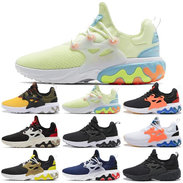 

react presto running shoes psychedelic lava breezy thursday brutal honey rabid panda black red women mens trainer sports sneakers 36-45