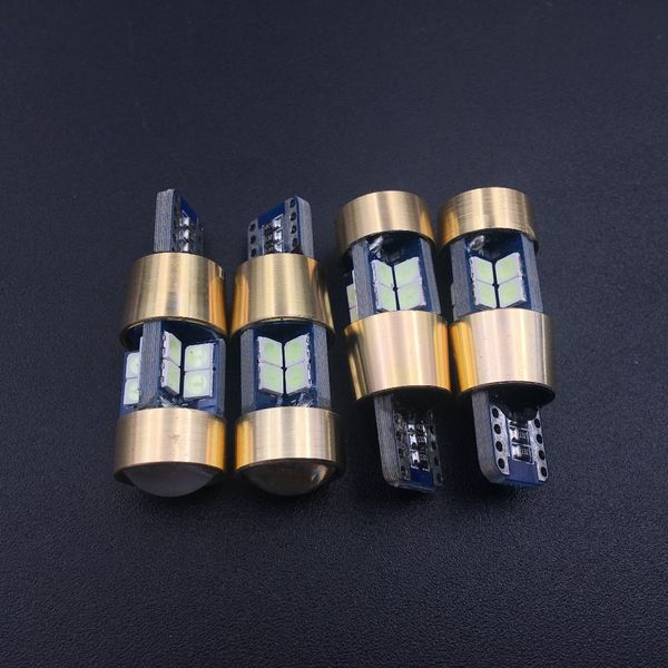 

4pcs new t10 led w5w 194 168 2825 19smd 3030 bulbs for parking position light or license plate lights trunk lights 12v