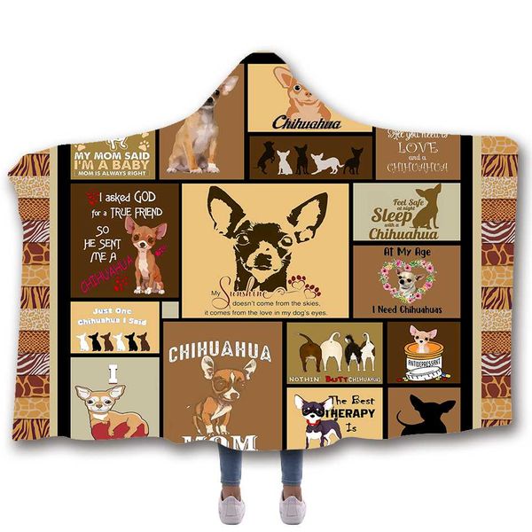 

softbatfy dog lover hooded blanket fleece throw blanket dropshipping