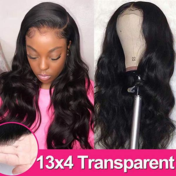 

peruvian human hair 180% density body wave full lace wigs virgin hair full lace wig wholesale remy hair wigs, Black