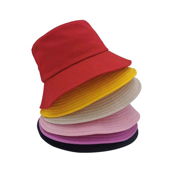 

women various colors bucket hats men hip hop fisherman fashion hats cotton outdoor summer casual swag bob visor bucket caps