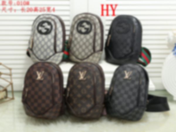

010 leather classic fashion handbag card bag zero wallet men's and women's backpacks single shoulder bag