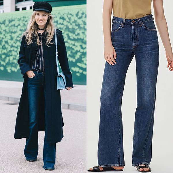 

women's jeans women designer long straight washed blue denim pants vintage style button high quality