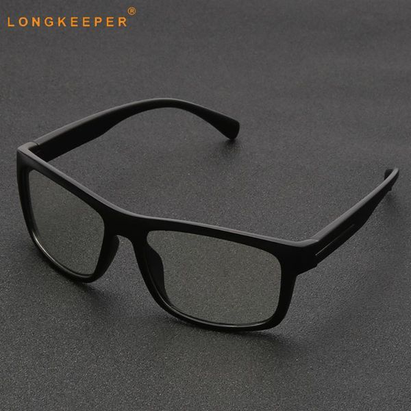 

longkeeper square blue light blocking glasses women men fashion black clear lens computer eyeglasses anti-uv spectacles frame, White;black