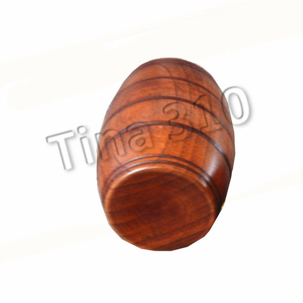 

new 10.5*6.5cm wood cup primitive handmade natural wooden mugs breakfast beer milk drinkware outdoor camping water bottl beer cup t2i5269