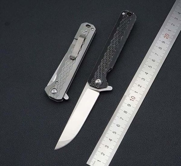 

outdoor brand high-end folding knife d2 blade g10 + tc4 titanium alloy handle pocket knifes self defense edc hunting automatic knives