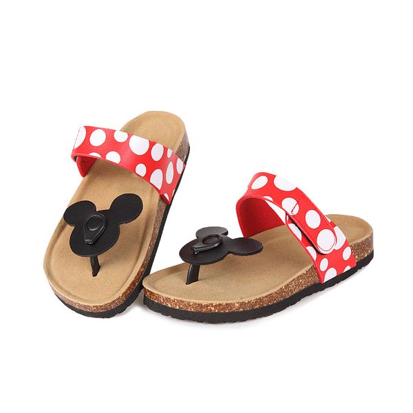 

soft women's cotton slippers cartoon lovely cute woman sandals beach shoes plus size 43, Black