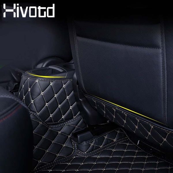 

hivotd for cx-3 cx3 2019 car styling interior armrest box rear seat kick-proof mat anti-dirty pad protective accessories