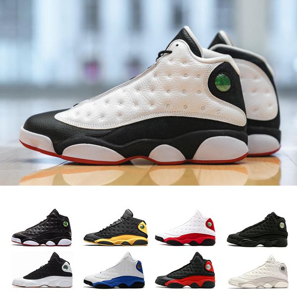 

fashion brand 13 xiii he got game men basketball shoes phantom black cat chicago bred melo class of 2003 hyper royal sports sneakers