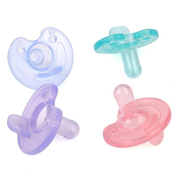 

4 styles newborn baby dummy pacifier infant nipple soother pacifier sleepy baby silicone thumb play mouth