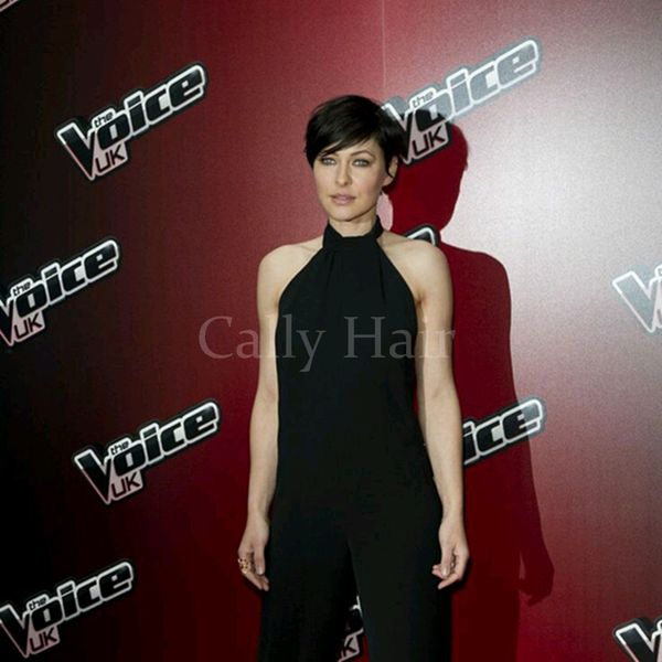 Indian Hair Human 100 Short Hair Pixie Cut Wigs Black Brazilian