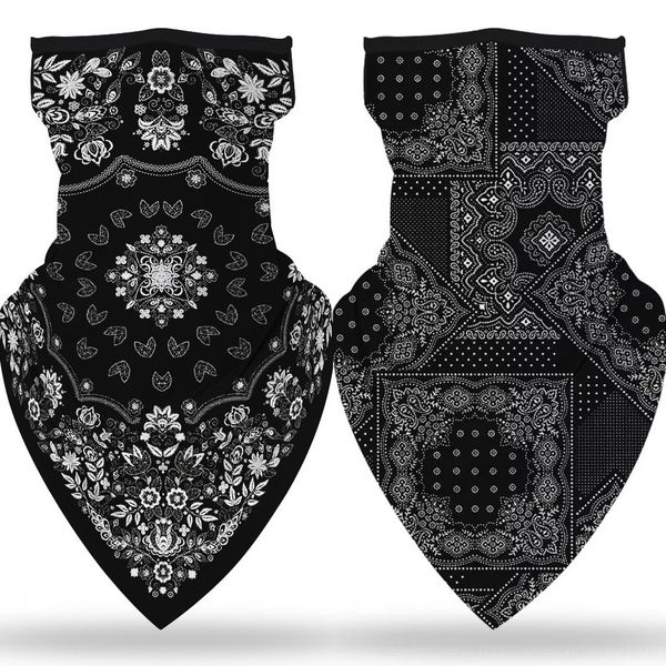 

szh6p 12cotton face maskswashable facemask reusable and print breathablemasks for cloth protection bylima scarf, Black