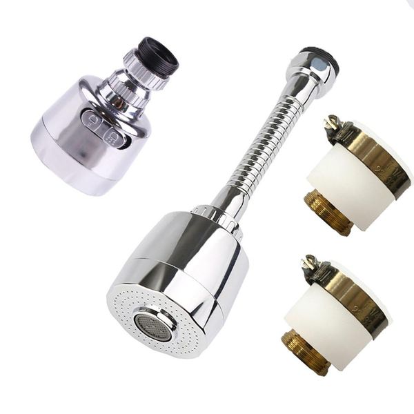 

4pcs flexible faucet sprayer turbo flex 360 sink faucet sprayer jet kitchen nozzle adapter kichen