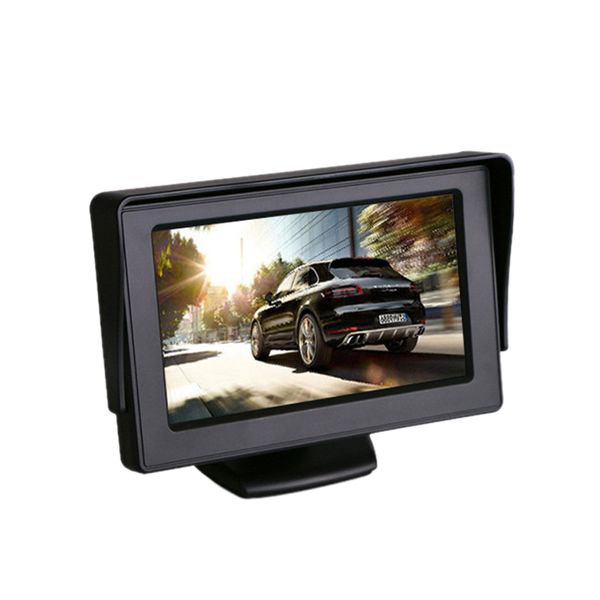 

vehicle visual reversing radar system equipped with 4.3 inch display vehicle blind area monitoring reversing radar probe car