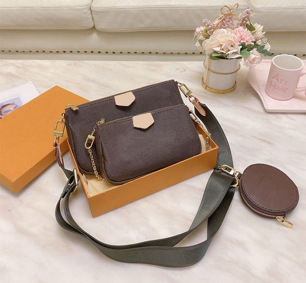 

3pcs/set messenger bag women wallet crossbody shoulder bag classic handbag purse ing
