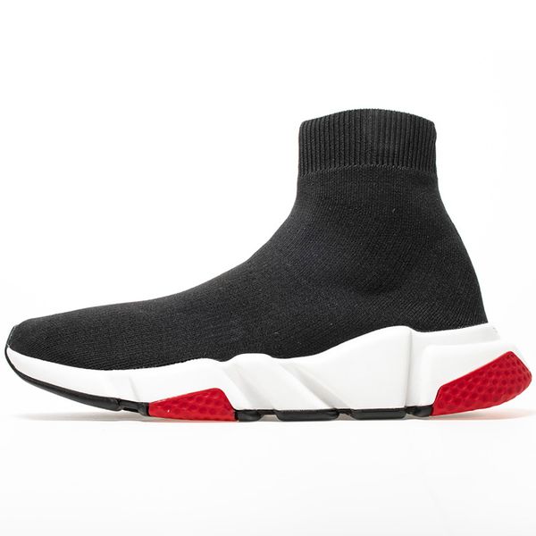 

stylist sock shoes speed trainer sneakers race runners triple black white red men women sports running shoes size 36-45