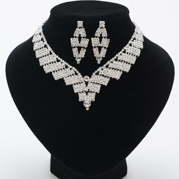 

designer earrings for women luxury jewelry necklace bride all-match wedding dress accessories headwear marry jewelry wedding earrings suit, Black