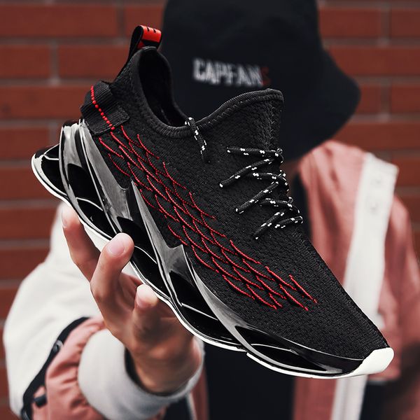 

new men sneakers outdoor running shoes for men jogging walking sports shoes comfort lace-up athietic breathable blade sneakers