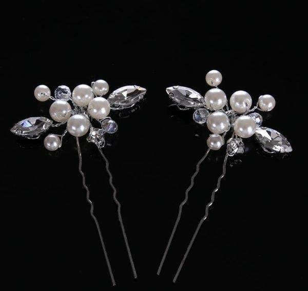 

bridal tiara pearl bun wedding bridal jewelry accessories, Silver