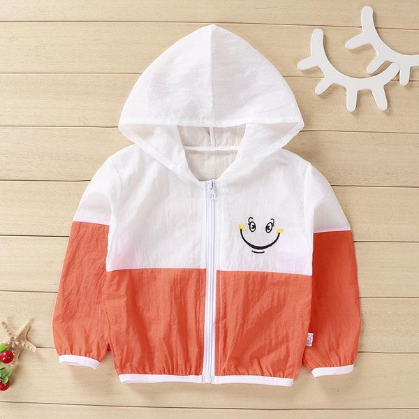 

new fashion summer spring baby boys girls clothing hoodies sun protection clothes children casual beach jackets coatsee, Blue;gray