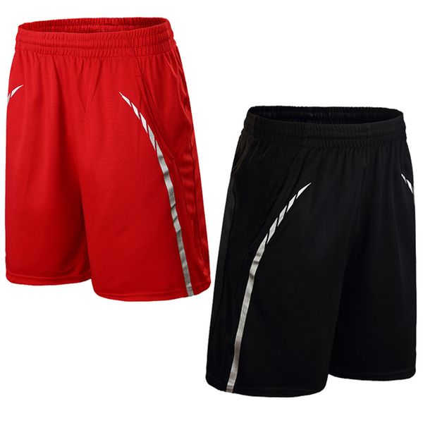 

лето quick-dry спортивные брюки мужчины и женщины-дети сплошной цвет теннис волан-понг бег тренажерный зал шорты, Black;blue